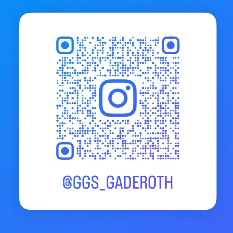 QR-Code zum Instagram-Kanal @ggs_gaderoth der GGS Auf dem Höchsten